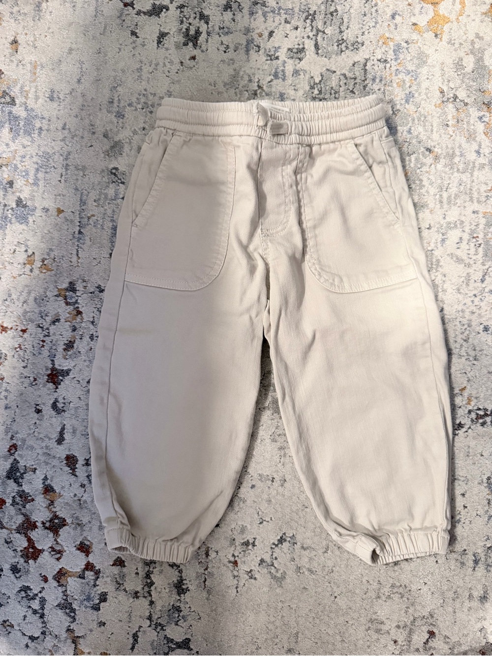 Zara Cream Kids Jogger Jeans